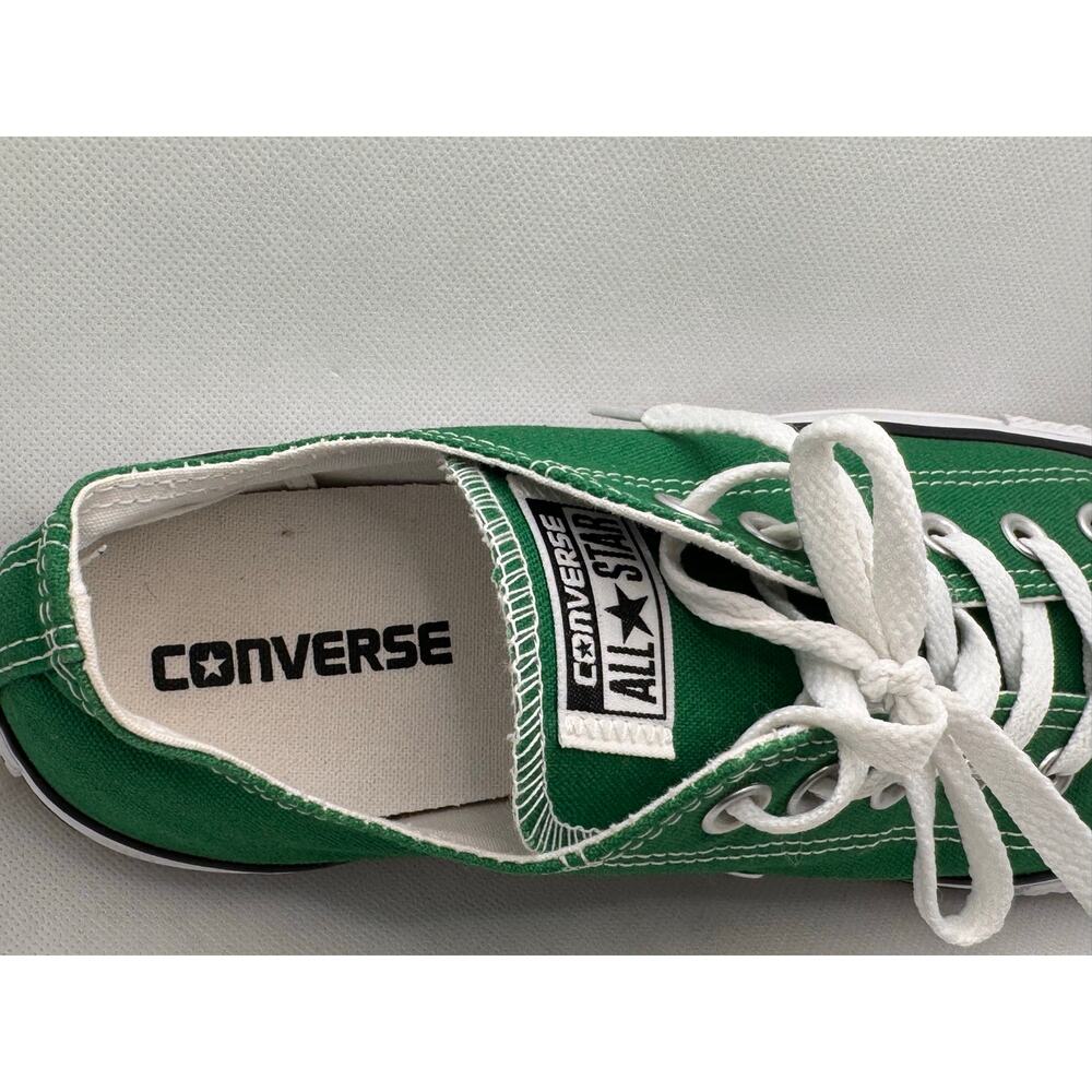 Green Converse All Star Low Top Sneakers Men's 8 Women's 10 EUC Unisex Shoes - Picture 10 of 11